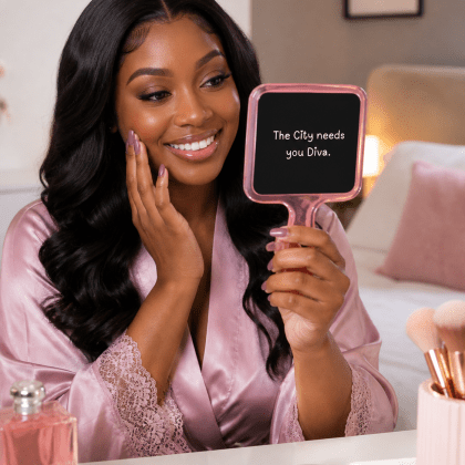 Cute Handheld Makeup Mirror