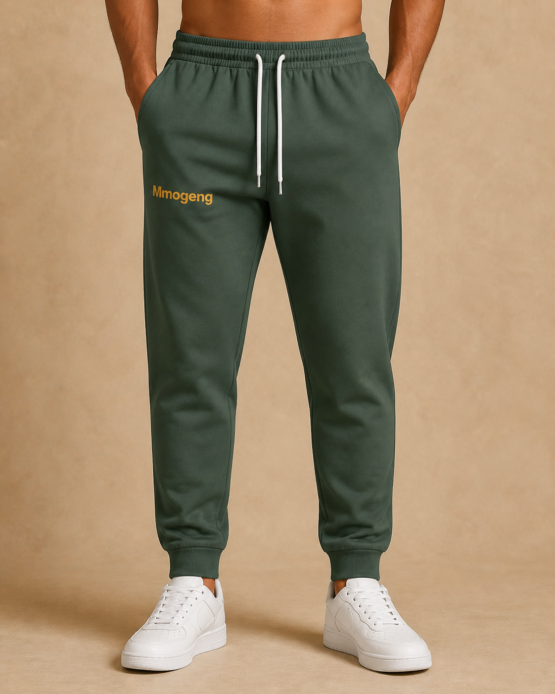 Green Unisex Athletic Joggers - Lightweight Comfort Sweatpants - Image 5